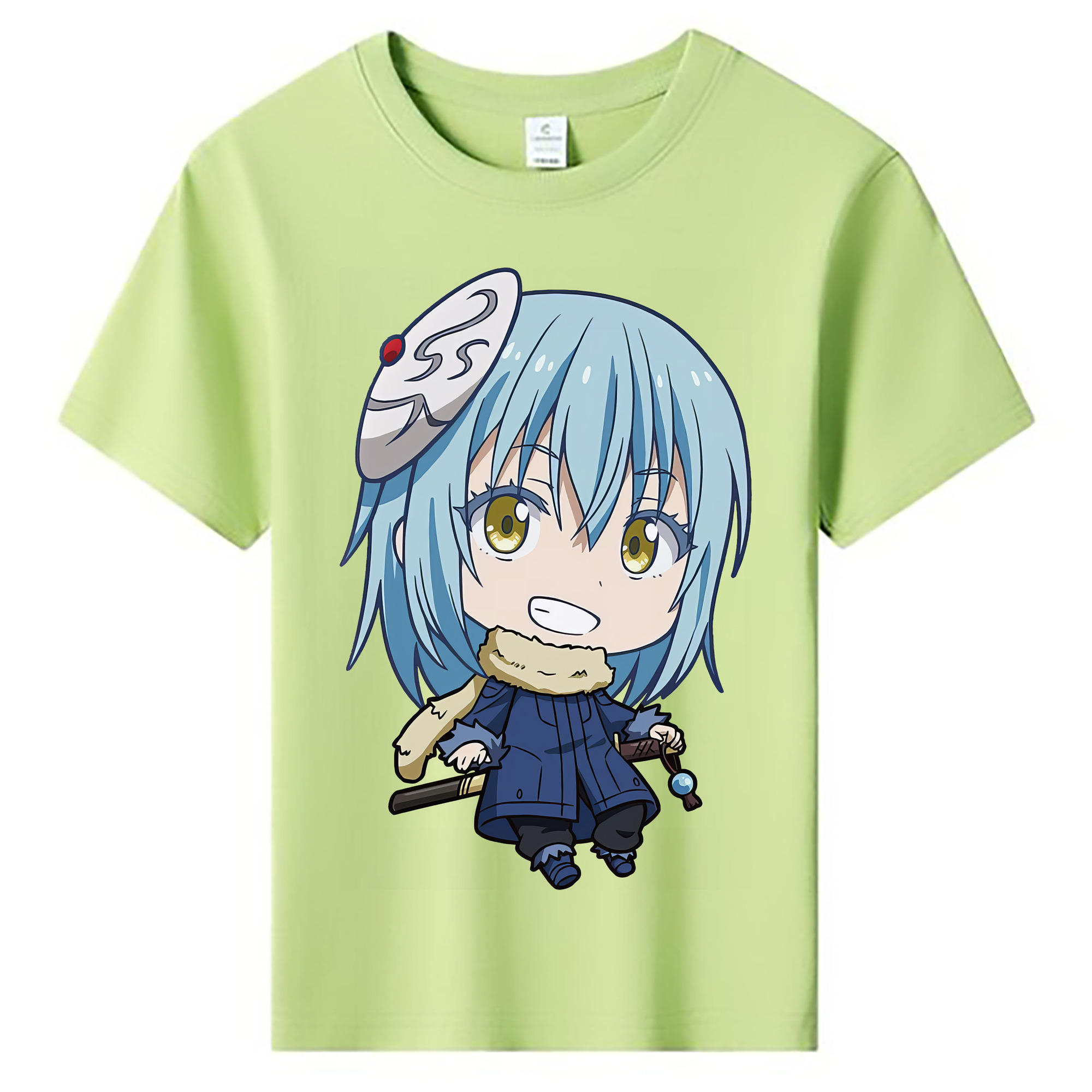 （画像用） 転スラ Regarding Reincarnated to Slime 綿100％キッズTシャツ（フロントプリント）